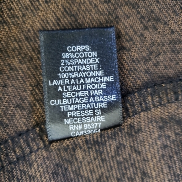 Anthropologie Sanctuary Windowpane Plaid Wrap Sweater Cardigan size Small - Picture 12 of 14